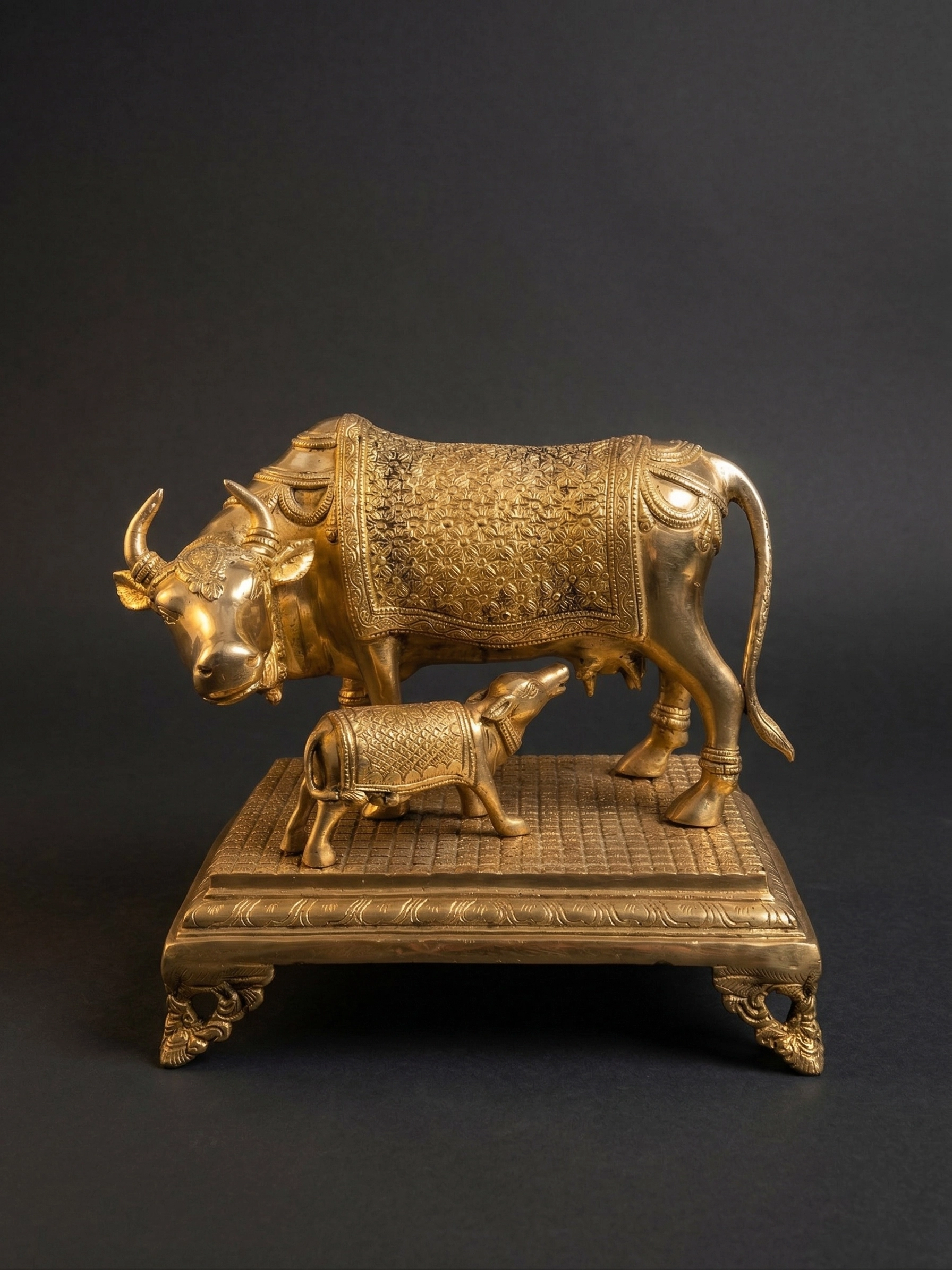 Cow & Calf Figurine