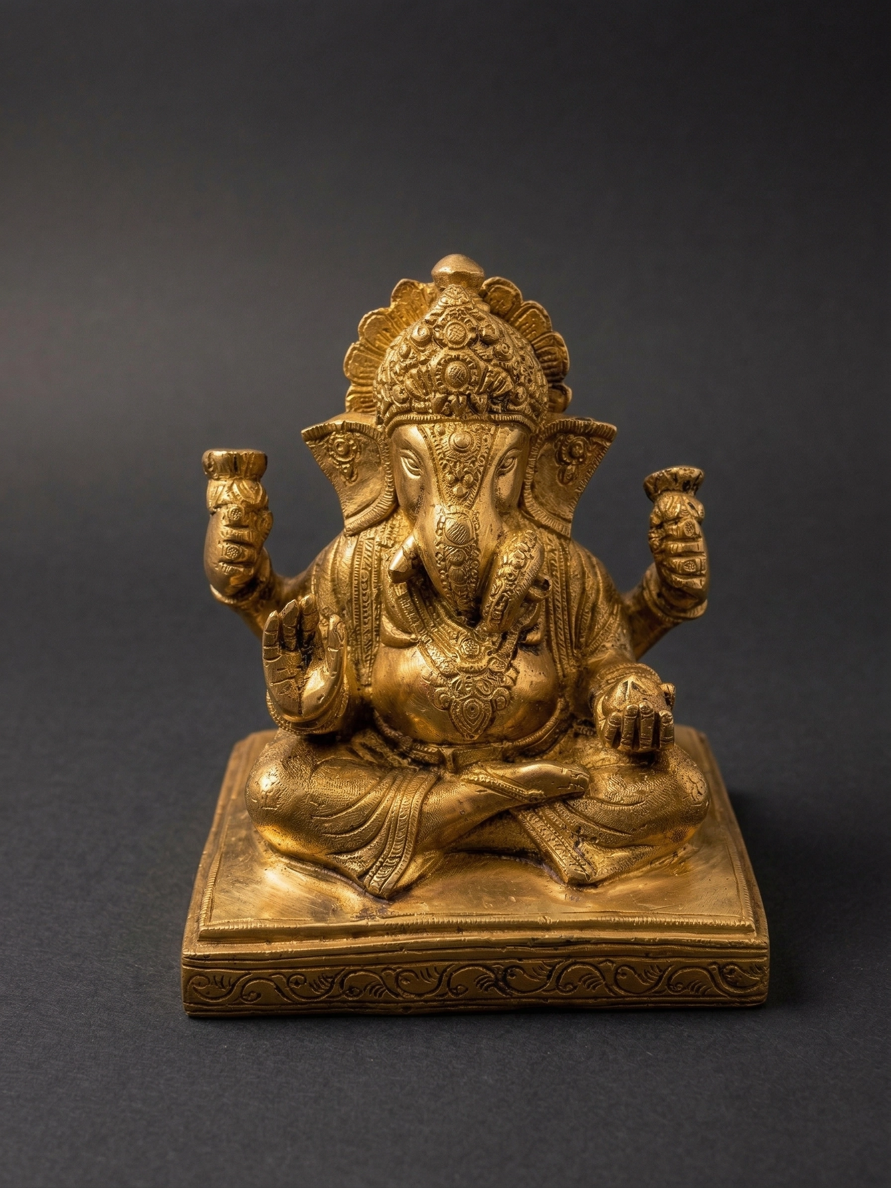 Ganesh Idol (Ornate Crown)