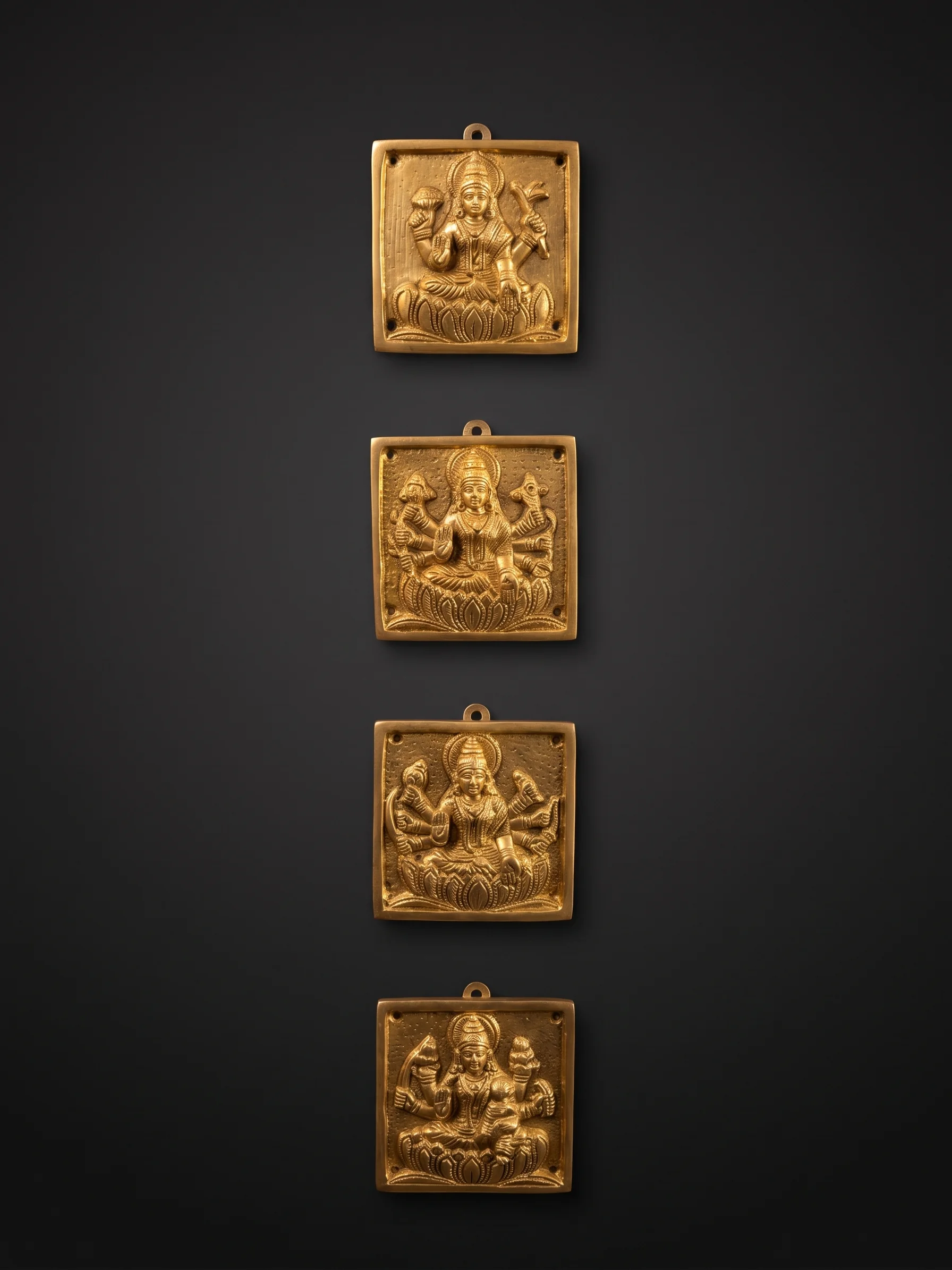 Lakshmi Wall Plaque Set (4 Pieces)