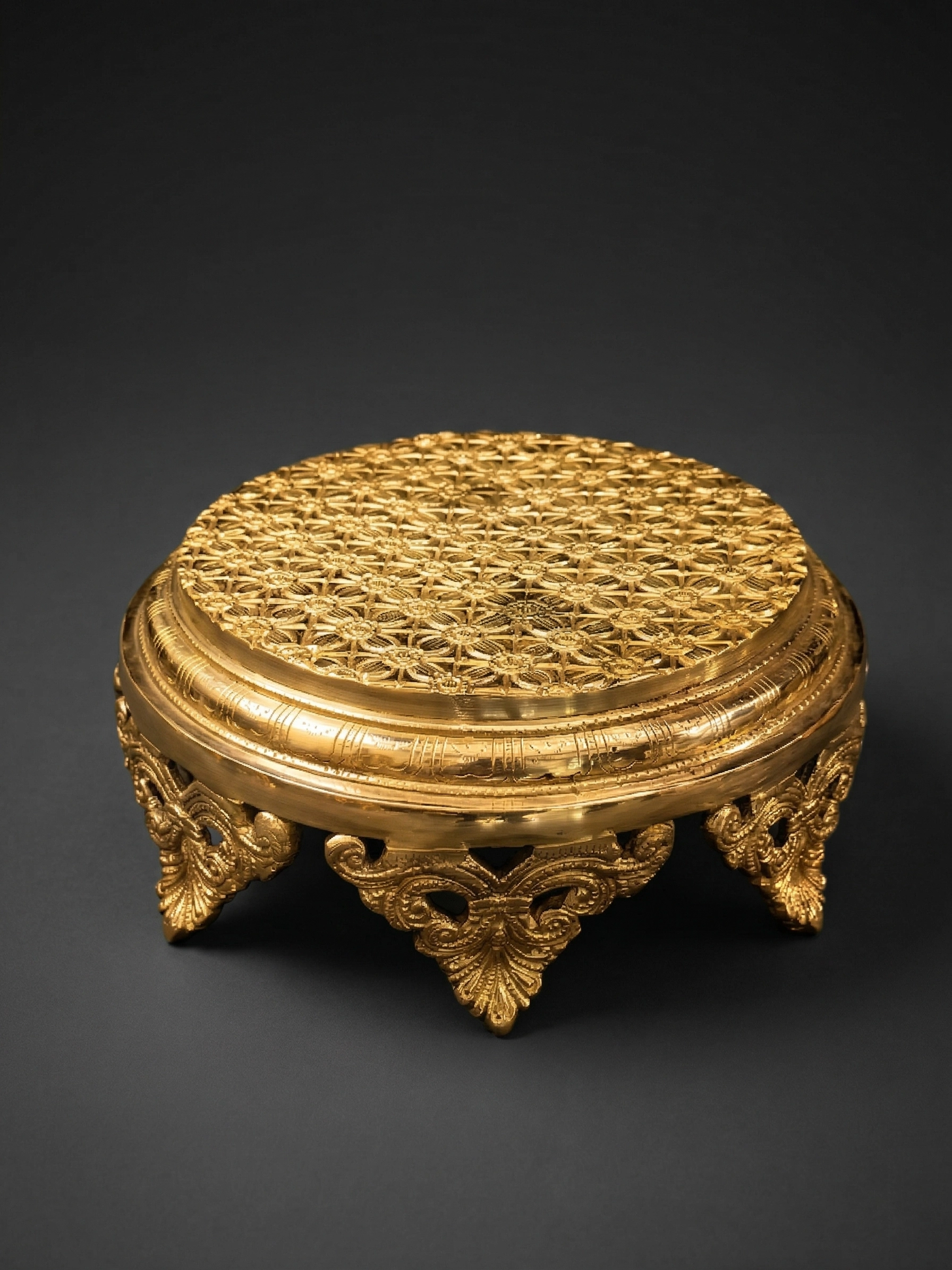Brass Decorative Stool