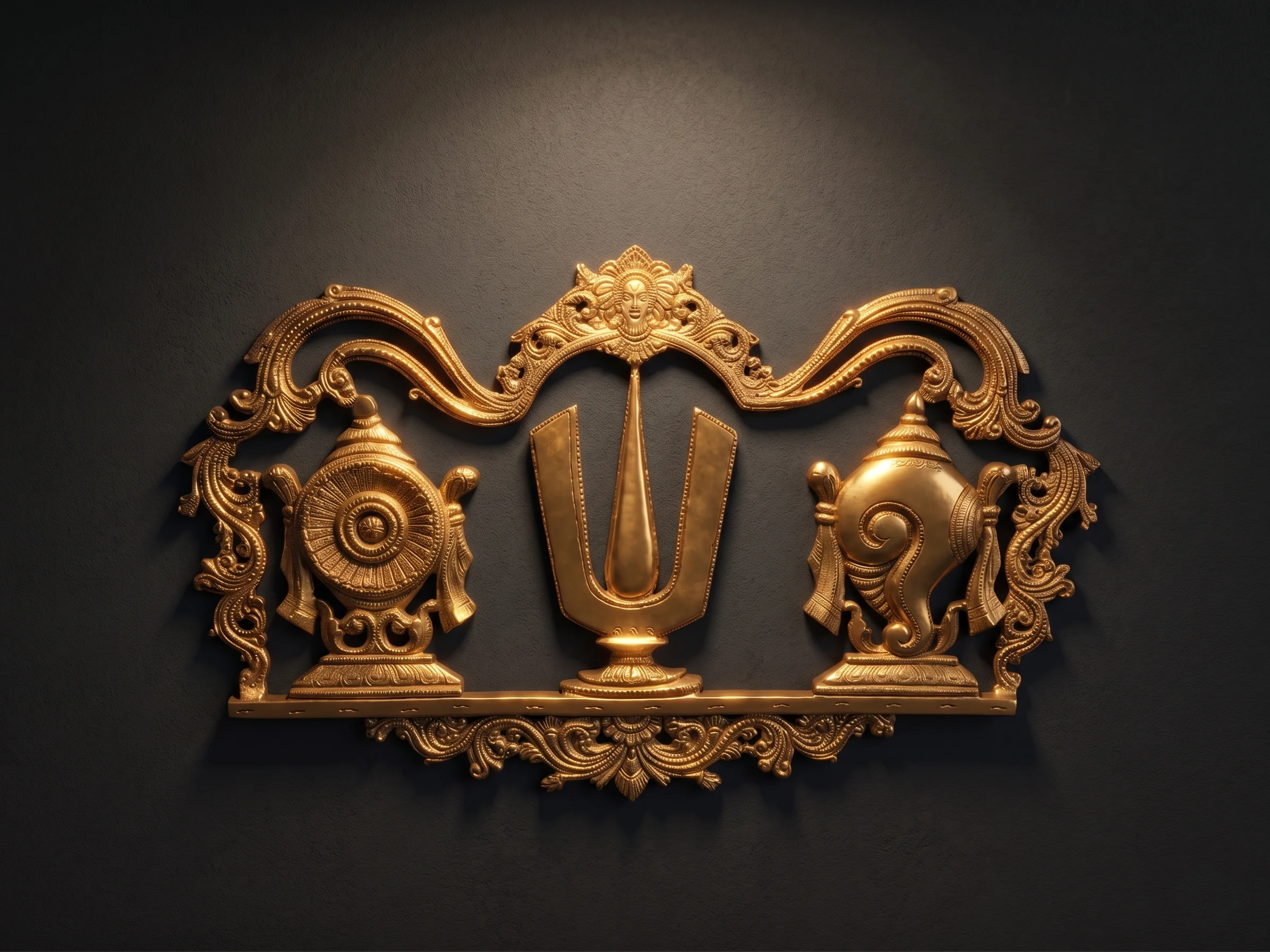 Vishnu Emblem (Namam with Shankh & Chakra)